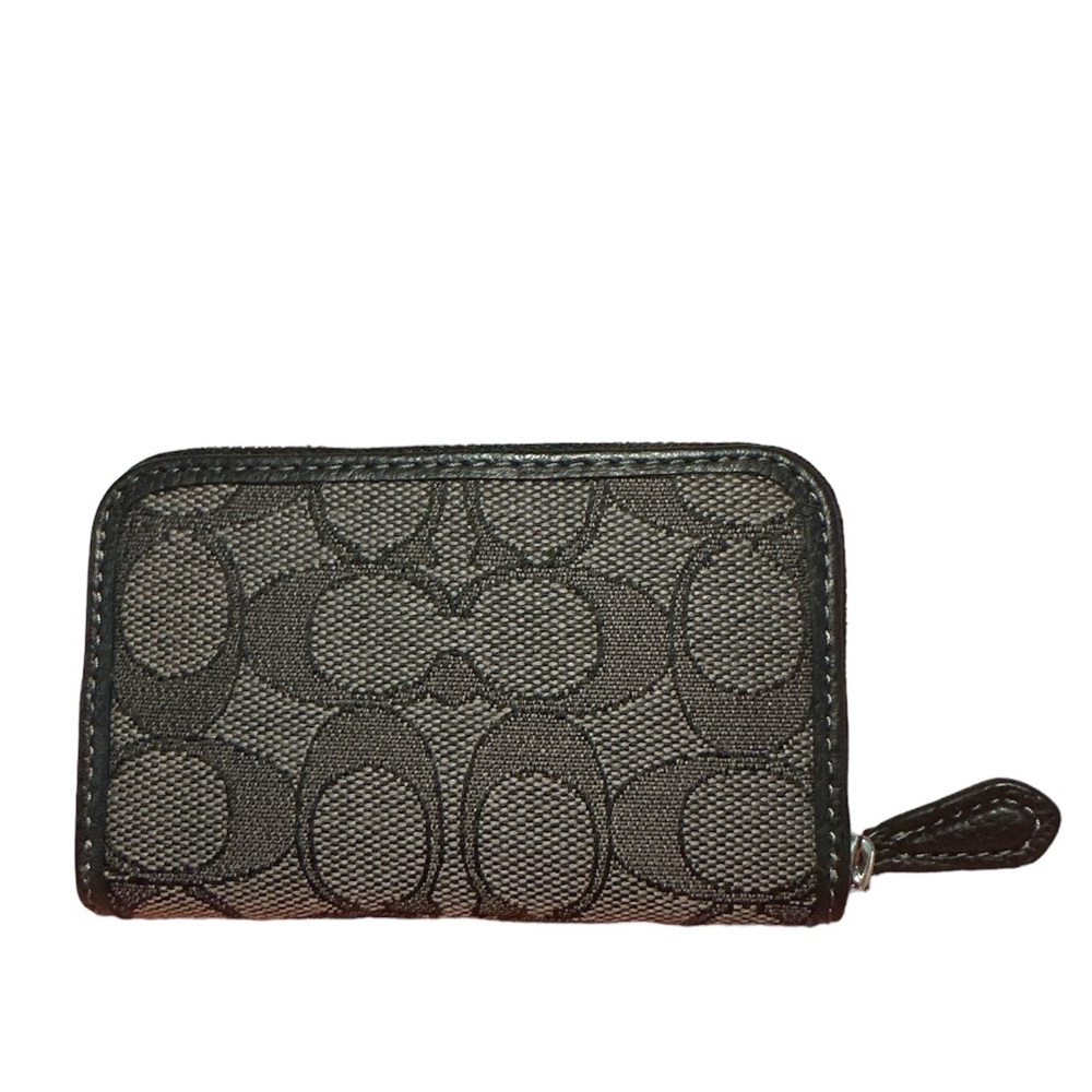 COACH ZIP AROUND CARD CASE